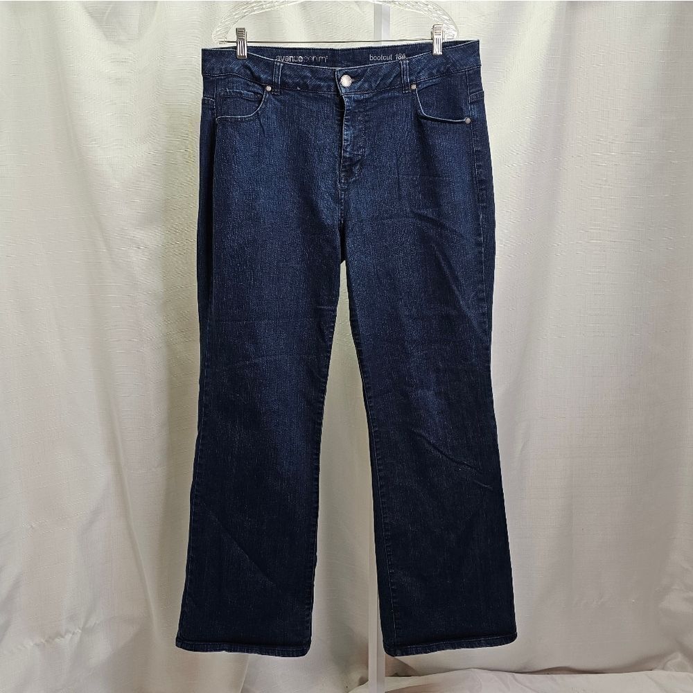 Avenue Denim Medium Wash Bootcut Jeans Size 18